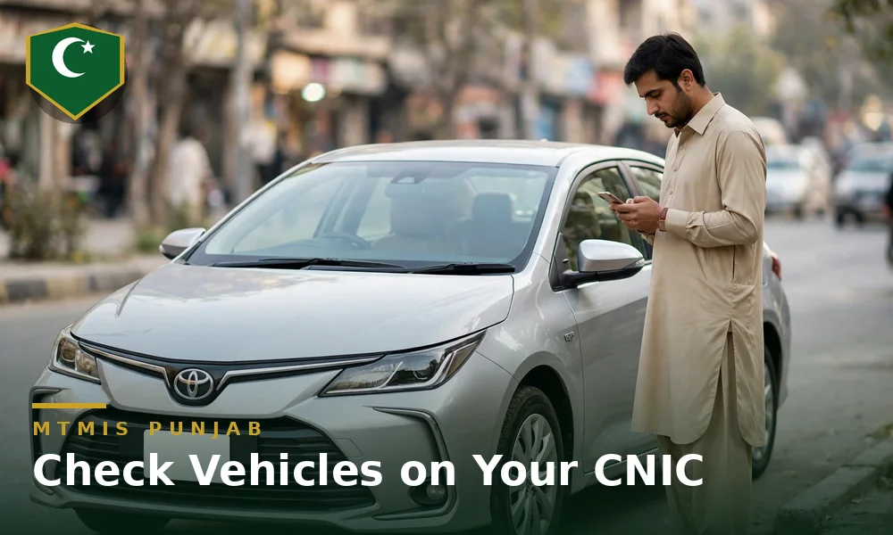 How to check all vehicles registered against your CNIC in Punjab