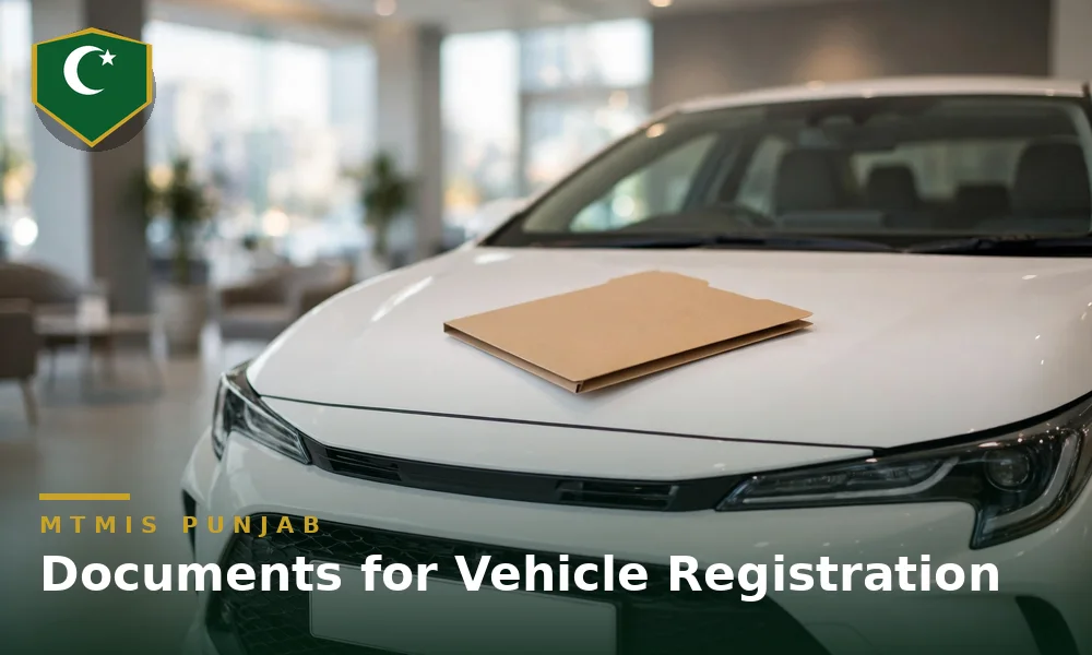 Documents required for vehicle registration in Punjab