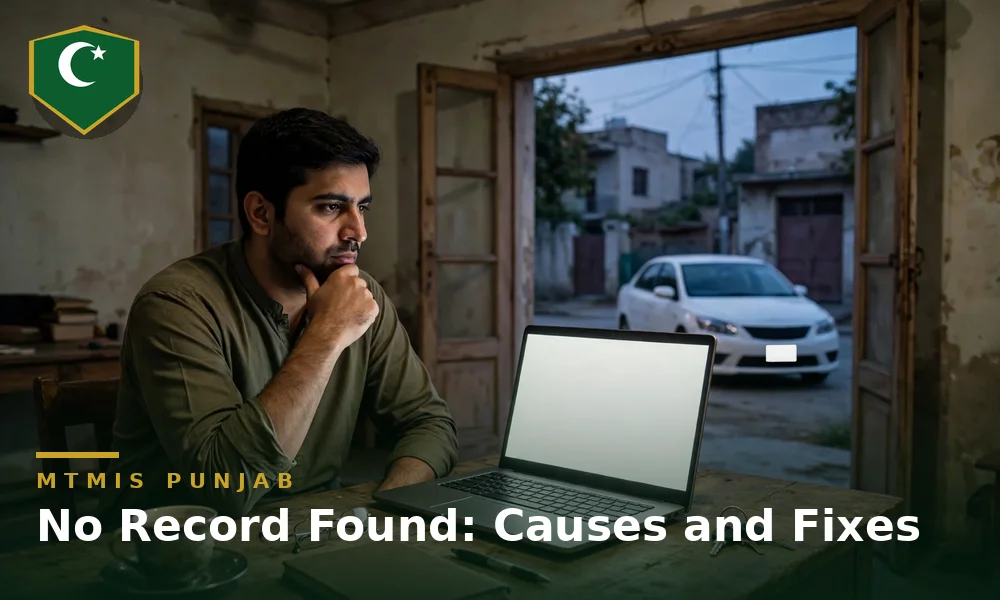 MTMIS shows no record found: causes and fixes