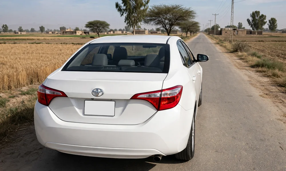 Car on a Punjab road illustrating token tax rates