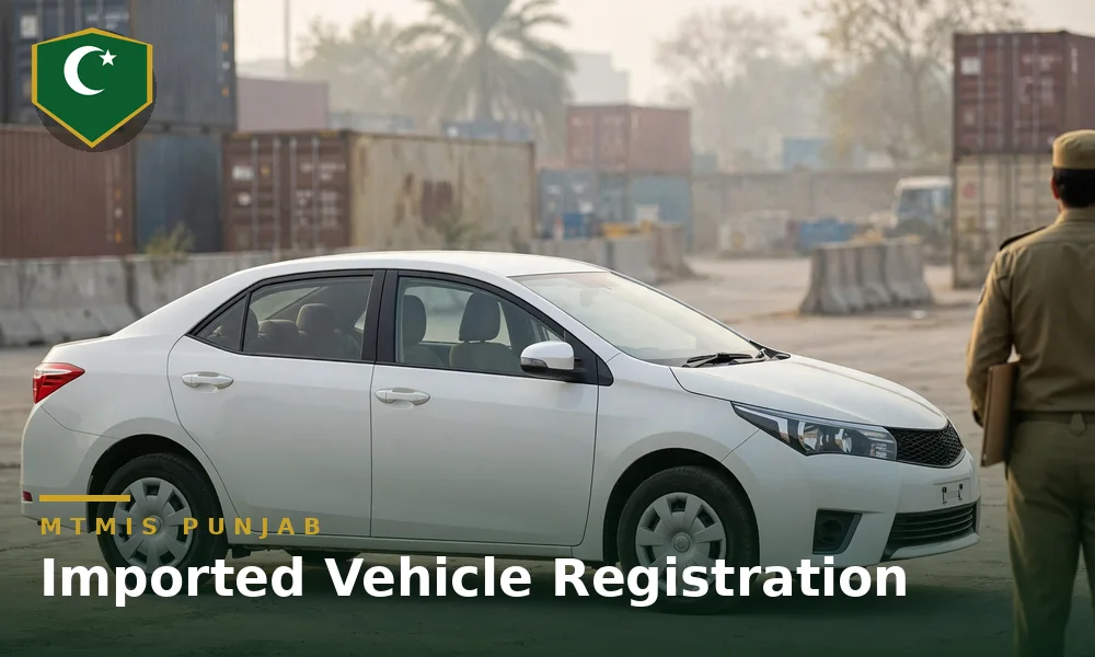 How to register an imported vehicle in Punjab