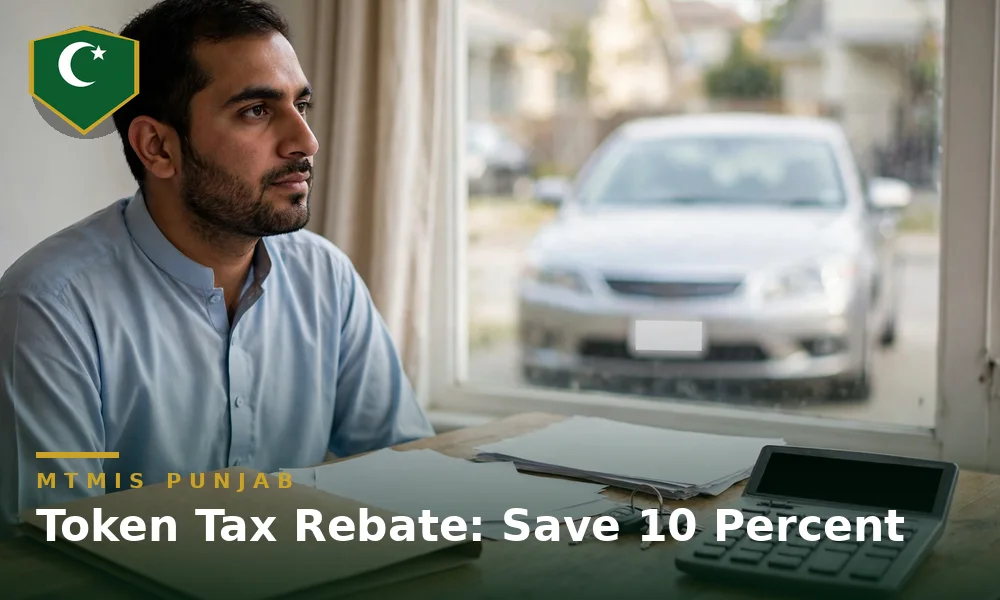 Token tax rebate: pay by 31 August and save 10 percent