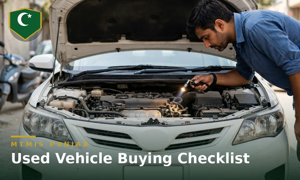 Used vehicle buying checklist: 12 checks before you pay in Punjab