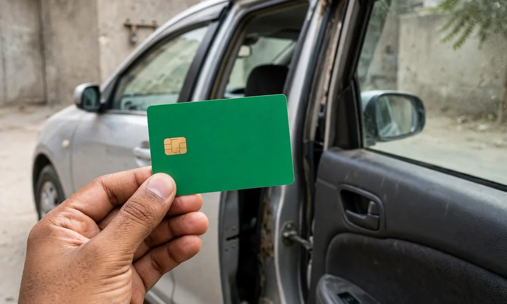 Vehicle registration smart card in Punjab